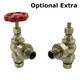 OE-ROS-AG-AB-R - Rosa Traditional Manual Radiator Valves - Antique Brass OE-ROS-AG-AB-R - Rosa Traditional Manual Radiator Valves - Antique Brass